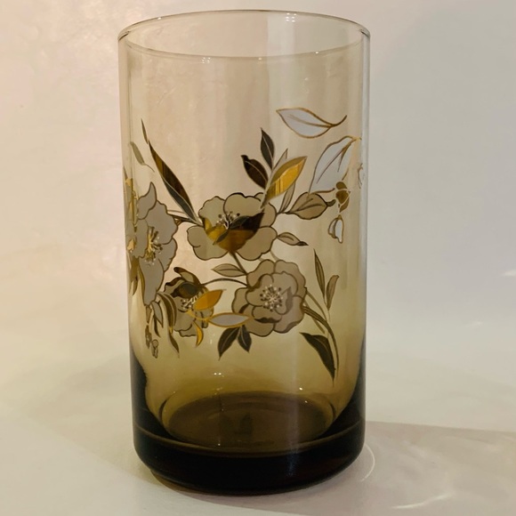 Brown drinking glasses of 5 - Picture 1 of 9